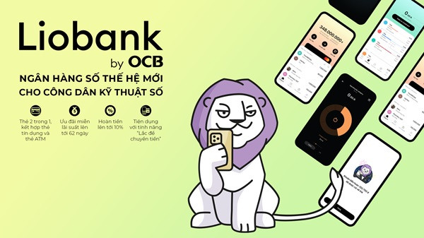 Liobank – ngân hàng số được “thiết kế may đo” dành riêng cho nhóm khách hàng trẻ, hiện đại và sành công nghệ Liobank – ngân hàng số được “thiết kế may đo” dành riêng cho nhóm khách hàng trẻ, hiện đại và sành công nghệ