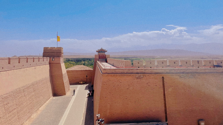 Một góc Trường Thành Gia Dục Quan. (Ảnh: HỮU HƯNG)