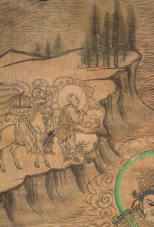 Bức bích họa "Huyền Trang thỉnh kinh" có niên đại sớm hơn 300 năm so thời điểm ra đời "Tây Du Ký".