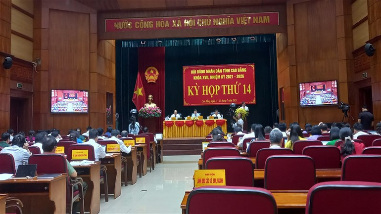 Quang cảnh kỳ họp.