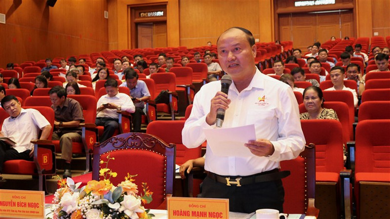 Hội Doanh nhân trẻ tỉnh Cao Bằng kiến nghị các nội dung với chính quyền.