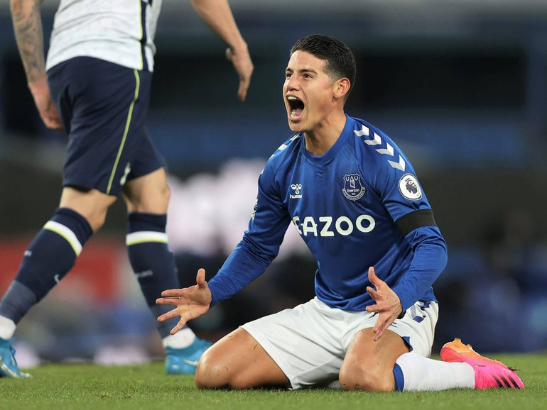 James Rodriguez tụt dốc sau khi đến Everton. (Ảnh: Getty Images) James Rodriguez tụt dốc sau khi đến Everton. (Ảnh: Getty Images)