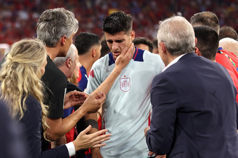Morata từng hứng chịu nhiều chỉ trích trước EURO 2024. Ảnh: Getty