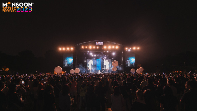 Monsoon 2023 tiếp tục là điểm đến của hàng chục nghìn khán giả yêu âm nhạc. Ảnh: Thanhviet Production