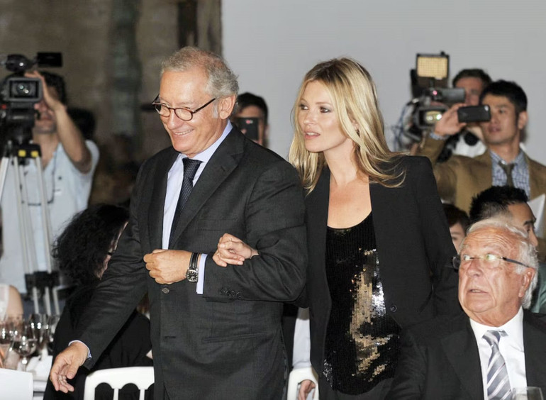 Isak Andic, trong một buổi trình diễn bộ sưu tập mới của Mango.