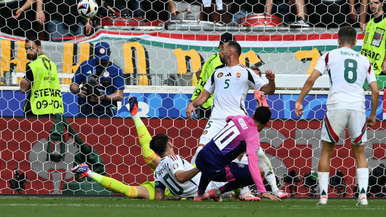 Musiala mở tỷ số cho Đội tuyển Đức. (Ảnh: Getty)