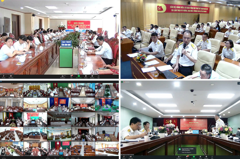 Điểm cầu tại các Cục Thuế, chi cục thuế địa phương