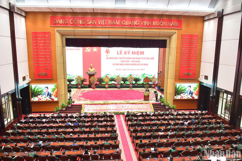 Toàn cảnh buổi lễ.