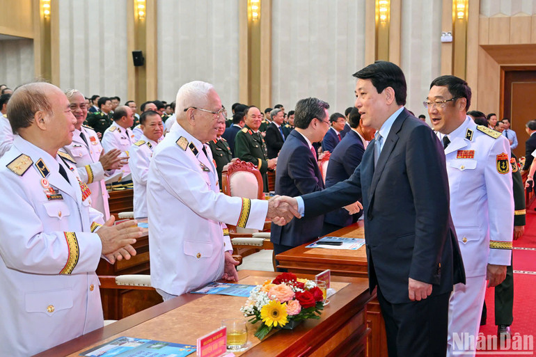 Chủ tịch nước và các đại biểu tại Lễ kỷ niệm. Chủ tịch nước và các đại biểu tại Lễ kỷ niệm.