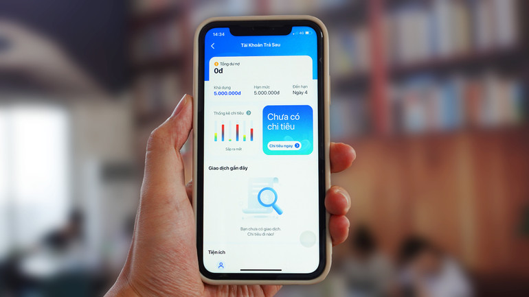 Với hạn mức tối đa đến 5 triệu đồng, có thể dùng Tài Khoản Trả Sau thanh toán các tiện ích trên ZaloPay Với hạn mức tối đa đến 5 triệu đồng, có thể dùng Tài Khoản Trả Sau thanh toán các tiện ích trên ZaloPay