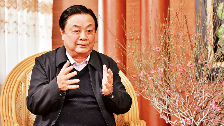 Ủy viên Trung ương Đảng, Bộ trưởng Nông nghiệp và Phát triển nông thôn Lê Minh Hoan