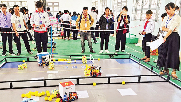 Nhiều trận đấu diễn ra sôi nổi, hấp dẫn.