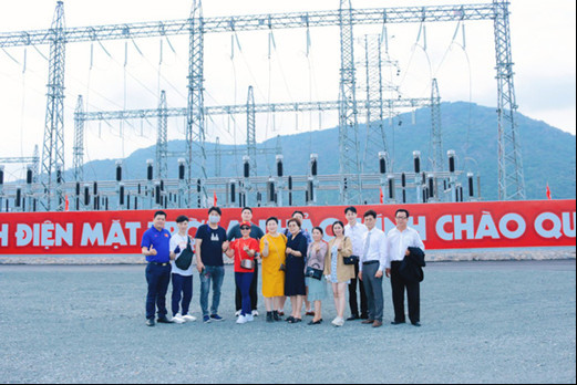 Điện mặt trời An Hảo, một phông nền thật đẹp cho du khách