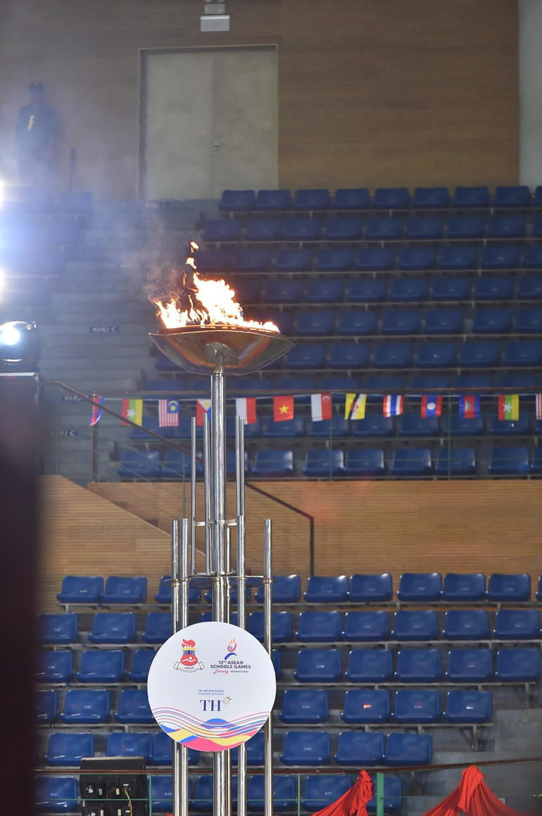 Nghi thức thắp đuốc Đại hội.