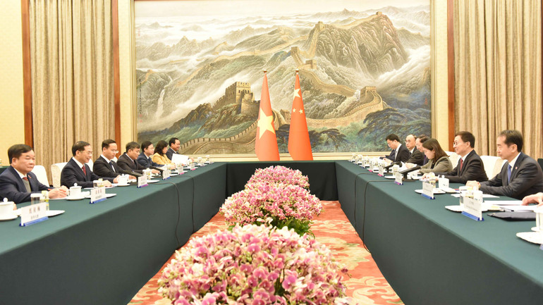 Toàn cảnh cuộc hội kiến.