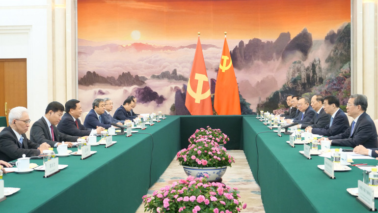 Toàn cảnh cuộc hội kiến.