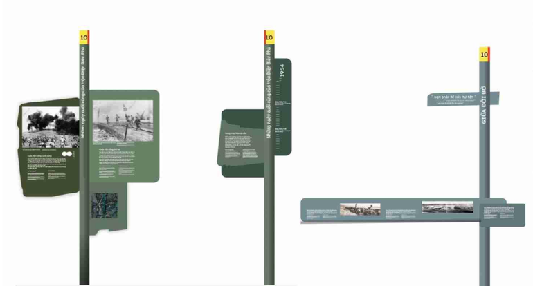 Các tấm bảng với 3 ngôn ngữ Pháp - Anh - Việt sẽ được đặt gần các di tích lịch sử.