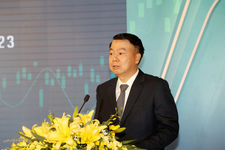 Thứ trưởng Bộ Tài chính Nguyễn Đức Chi phát biểu tại sự kiện.