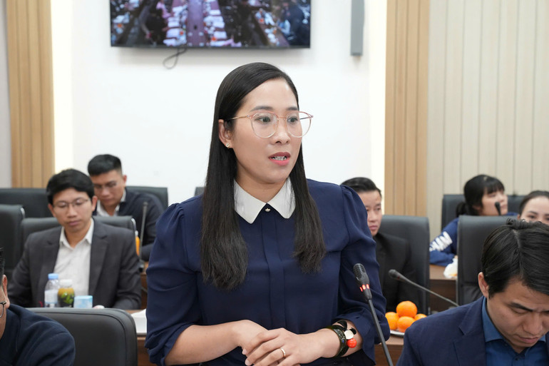 Thạc sĩ, bác sĩ Nguyễn Thị Phương Mai, Khoa Tâm thần, Bệnh viện Nhi Trung ương. Ảnh: BÙI GIANG-KHẮC ANH