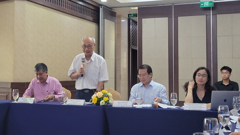 Chủ tịch Hiệp hội Du lịch Việt Nam Vũ Thế Bình chia sẻ về mục tiêu nói không với rác thải nhựa trong lĩnh vực du lịch.