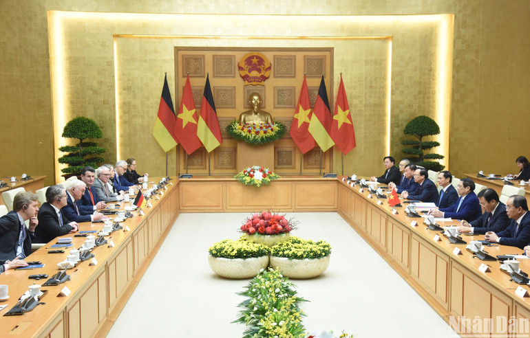 Quang cảnh buổi hội kiến.