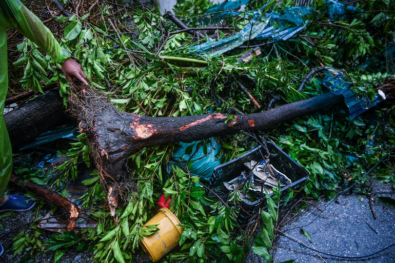 [Live] Bão số 3 di chuyển về phía Tây Bắc Bộ và suy yếu thành áp thấp nhiệt đới ảnh 194