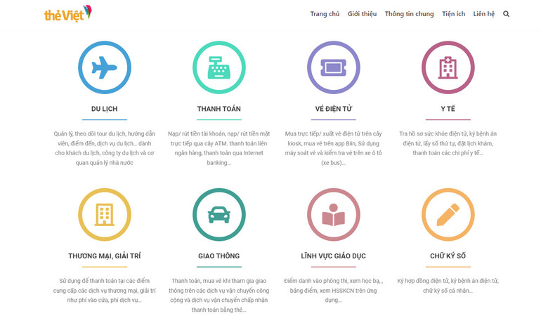Cung cấp các tiện ích về du lịch là một trong những hoạt động trọng tâm mà thẻ Việt xây dựng, nhằm hỗ trợ khách tham quan đặt vé và theo dõi các điểm đến theo nhu cầu.