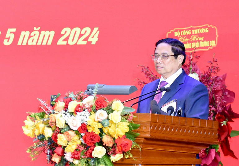 Thủ tướng Phạm Minh Chính phát biểu ý kiến tại sự kiện.