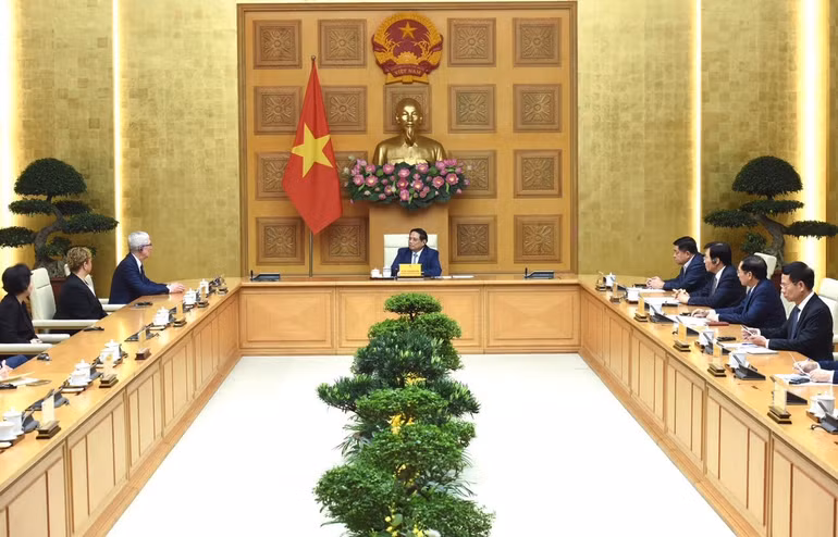 Quang cảnh buổi làm việc.