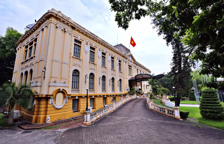 Bắc Bộ Phủ hiện được sử dụng làm Nhà khách Chính phủ. (Ảnh: BỘ NGOẠI GIAO)