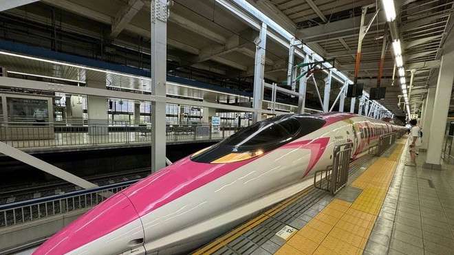 Shinkansen - niềm tự hào của người dân Nhật Bản. (Ảnh: TTXVN)
