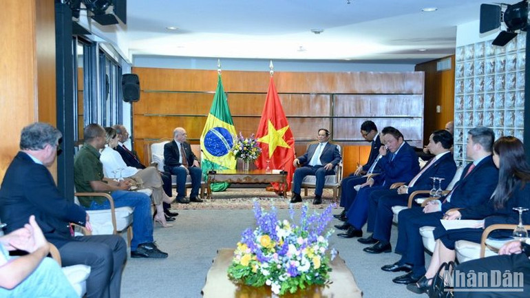 Quang cảnh buổi tiếp.