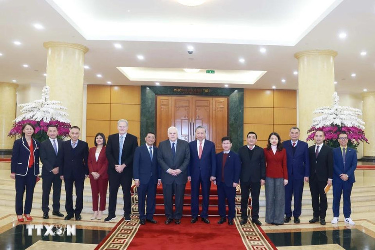 Tổng Bí thư Tô Lâm tiếp ông Frederick W.Smith, Nhà sáng lập kiêm Chủ tịch điều hành Tập đoàn FedEx (Hoa Kỳ).