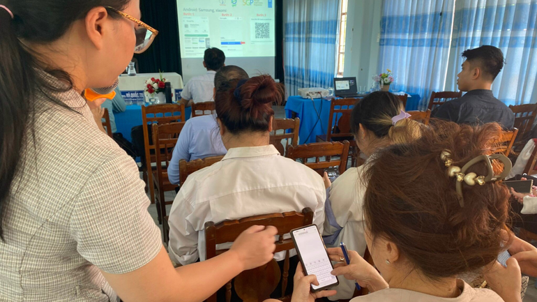 Ứng dụng quản lý rác thải nhựa được giới thiệu đến đông đảo doanh nghiệp du lịch tại tỉnh Quảng Nam.