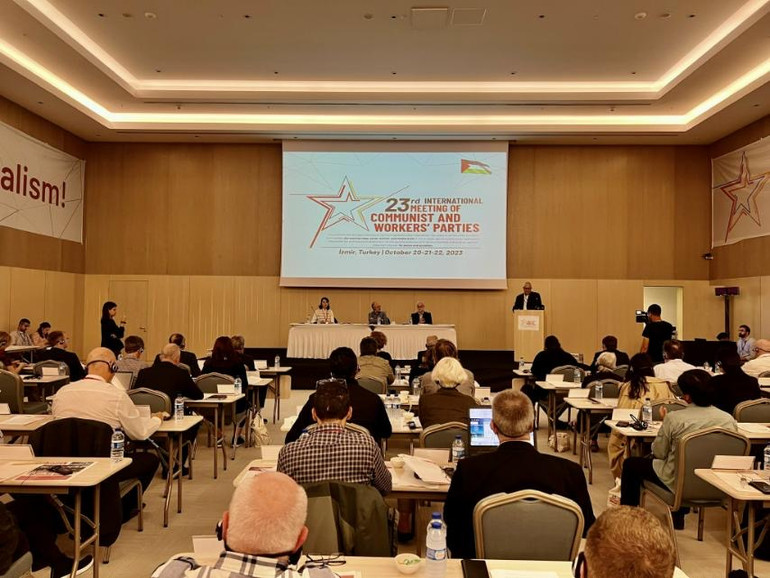 Quang cảnh Cuộc gặp quốc tế các Đảng Cộng sản và công nhân lần thứ 23 tại Thổ Nhĩ Kỳ.