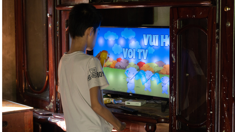 Người con không may mắc chứng tự kỷ tăng động của anh T.