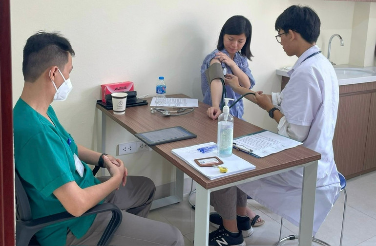 Buổi thi chạy trạm với bệnh nhân đóng thế của sinh viên Trường đại học Y Hà Nội