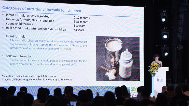 Các chuyên gia dinh dưỡng báo cáo tại Hội thảo. Các chuyên gia dinh dưỡng báo cáo tại Hội thảo.