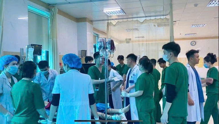 Các bệnh nhân được cấp cứu tại Bệnh viện đa khoa Phương Bắc. Các bệnh nhân được cấp cứu tại Bệnh viện đa khoa Phương Bắc.
