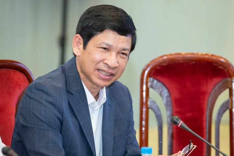 Thứ trưởng Hồ An Phong phát biểu tại tọa đàm.