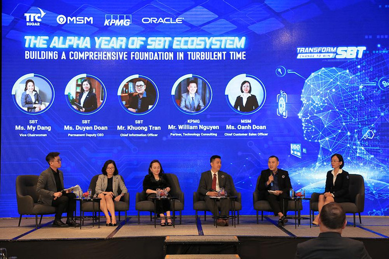 Phiên tọa đàm với sự tham gia của Ban lãnh đạo cấp cao từ SBT, KPMG, MsM.