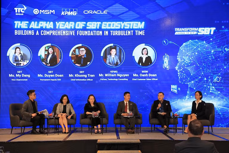 Phiên tọa đàm với sự tham gia của Ban lãnh đạo cấp cao từ SBT, KPMG, MsM.