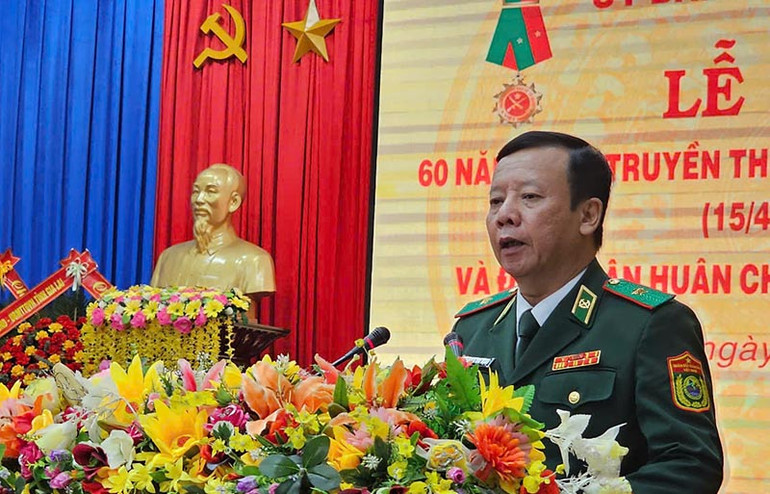 Thiếu tướng Nguyễn Đức Mạnh, Ủy viên Ban Chấp hành Đảng bộ Bộ đội Biên phòng, Phó Tư lệnh Bộ đội Biên phòng, phát biểu tại Lễ kỷ niệm. Thiếu tướng Nguyễn Đức Mạnh, Ủy viên Ban Chấp hành Đảng bộ Bộ đội Biên phòng, Phó Tư lệnh Bộ đội Biên phòng, phát biểu tại Lễ kỷ niệm.