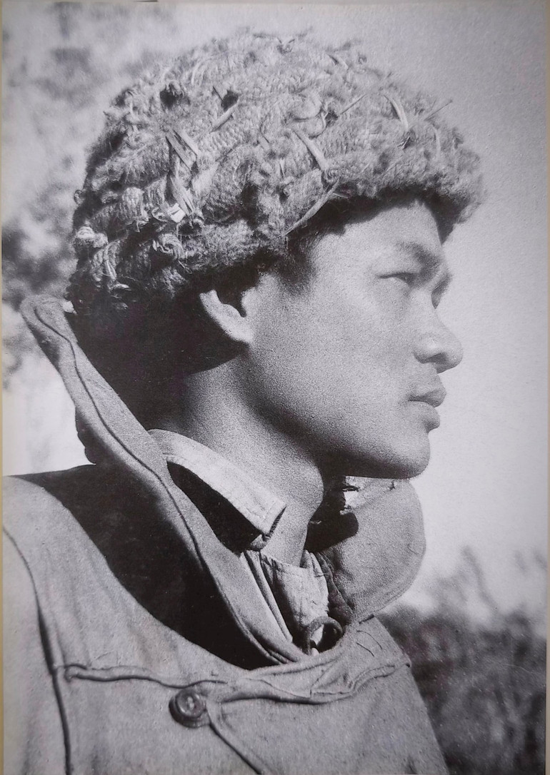 Hình ảnh “Spartacus Việt Nam”- Trung úy, Đại đội trưởng công binh Nguyễn Văn Hương. Ảnh: Hoàng Kim Đáng