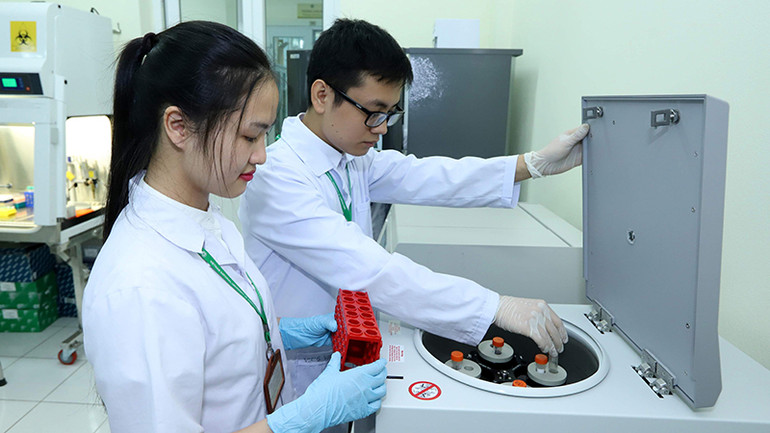 Hoạt động nghiên cứu khoa học tại Học viện Nông nghiệp Việt Nam. (Ảnh ĐĂNG ANH) Hoạt động nghiên cứu khoa học tại Học viện Nông nghiệp Việt Nam. (Ảnh ĐĂNG ANH)