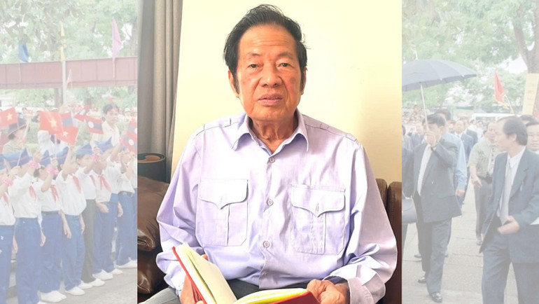 Trung tướng Nguyễn Tiến Long, Phó Chủ tịch Hội Hữu nghị Việt Nam-Lào.