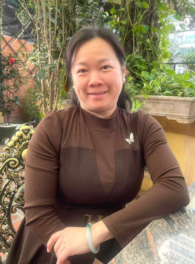 Chị Ngô Tuệ Quân hiện là phiên dịch tiếng Việt, Học viện Giáo dục Văn hóa quốc tế, Đại học Sư phạm Quảng Tây.