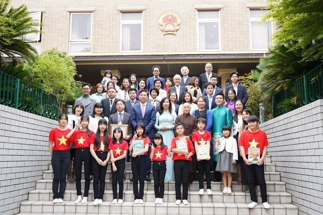 Lễ phát động Ngày tôn vinh tiếng Việt nhằm duy trì, phát triển, thúc đẩy phong trào dạy và học tiếng Việt. Ảnh: VGP