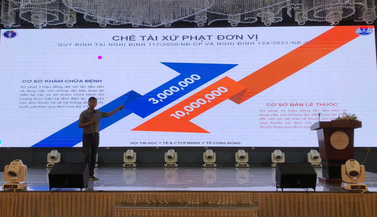 Tập huấn cho các cơ sở y tế liên thông đơn thuốc điện tử lên Hệ thống đơn thuốc quốc gia. Tập huấn cho các cơ sở y tế liên thông đơn thuốc điện tử lên Hệ thống đơn thuốc quốc gia.