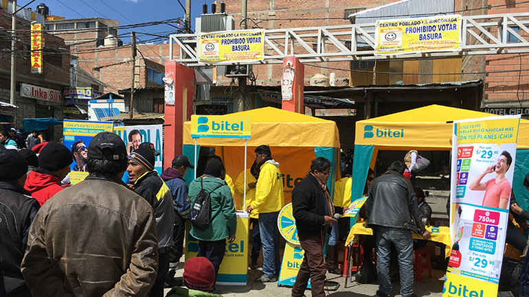 Phát triển thương hiệu Bitel, dự án đầu tư của Viettel tại Peru. (Ảnh CTV) Phát triển thương hiệu Bitel, dự án đầu tư của Viettel tại Peru. (Ảnh CTV)